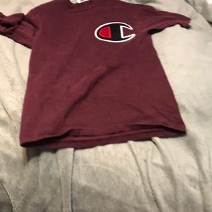 Maroon Champion Short sleeved t-shirt